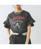 【グローバルワーク/GLOBAL WORK】のヘビロッTEEフリルプリント半袖/325970 スミクロ/レッドロゴ19|ID: prp329100004499467 ipo3291000000032722795