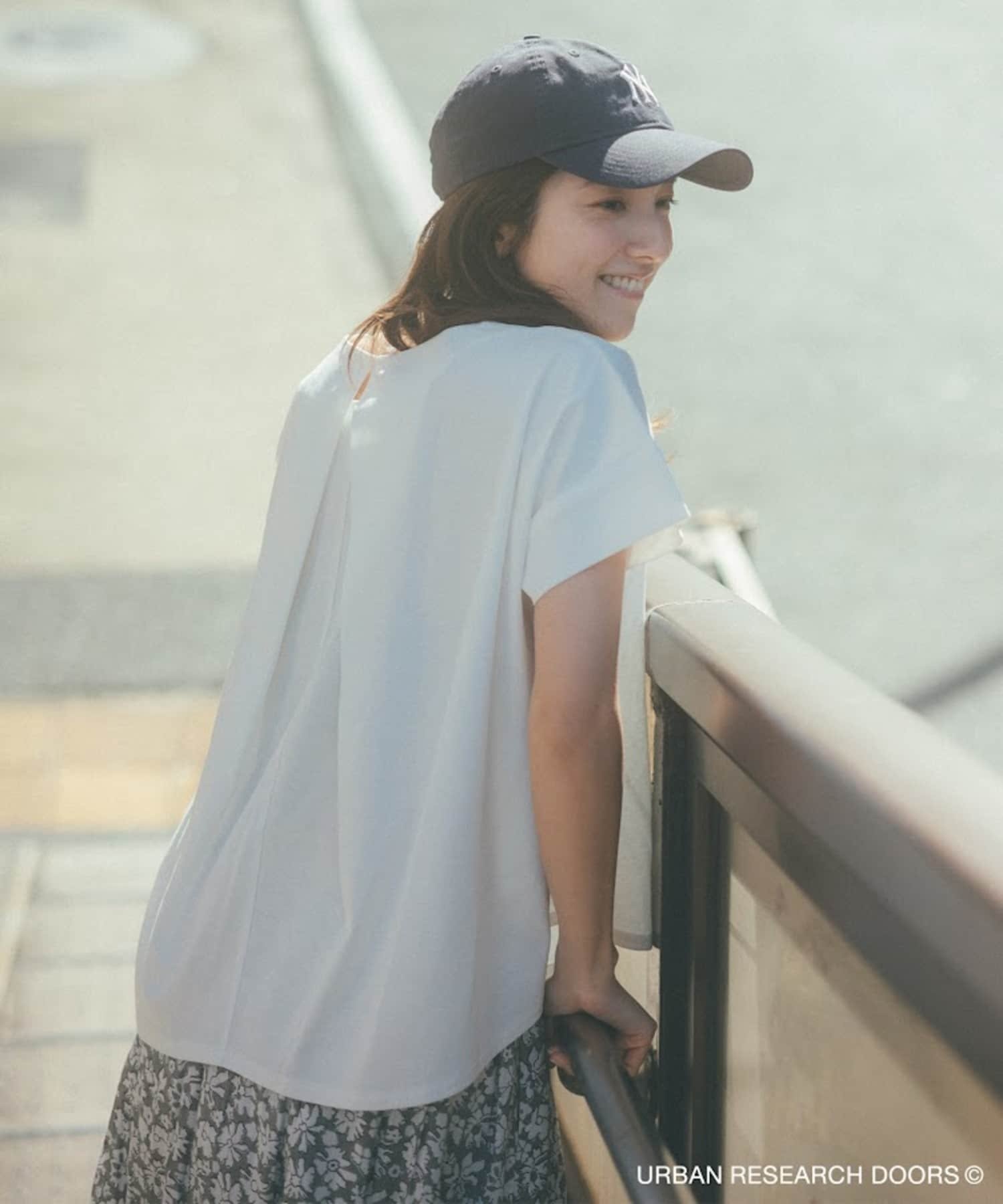 【アーバンリサーチ ドアーズ/URBAN RESEARCH DOORS】の『仁村紗和さん着用』『UR TECH』サマシェアバックデザインプルオーバー 人気、トレンドファッション・服の通販 founy(ファニー) 　ファッション　Fashion　レディースファッション　Fashion for Women　トップス・カットソー　Cut & Sew Tops　カジュアルプルオーバー・ニットトップス　Pullovers & Knit Tops / Casual Pullovers　バッグ　Bags　カットソー　Cut and Sewn Top　抗菌　Antibacterial, Bacteria-Resistant　シンプル　Simple, Minimal　デニム　Denim, Jeans Material　フレア　Flare, Flared　リラックス　Relax, Relaxed Fit　S/S・春夏　SS, Spring/Summer, Warm Season　夏　Summer　ビジネス 仕事 通勤　Business / Work / Commuting　2025年　2025　2025春夏・S/S　Spring/Summer 2025 SS25　 other-1|ID: prp329100004499556 ipo3291000000032415712