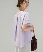 【アーバンリサーチ ドアーズ/URBAN RESEARCH DOORS】の『仁村紗和さん着用』『UR TECH』サマシェアバックデザインプルオーバー LILAC|ID: prp329100004499556 ipo3291000000032415716