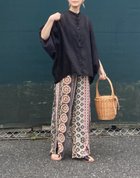【コーナーズ/CORNERS】のCORNERS by KR エスニックストライプワイドパンツ 人気、トレンドファッション・服の通販 founy(ファニー) ファッション Fashion レディースファッション WOMEN パンツ Pants エスニック Ethnic シンプル Simple ストライプ Stripe トレンド Trend プリント Print リラックス Relax ルーズ Loose ワイド Wide 人気 Popularity 今季 This Season thumbnail ピンク|ID: prp329100004499559 ipo3291000000031993859