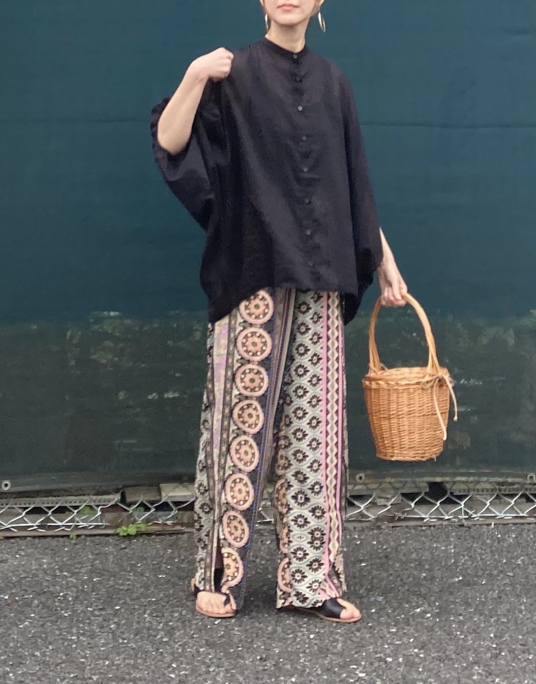 【コーナーズ/CORNERS】のCORNERS by KR エスニックストライプワイドパンツ インテリア・キッズ・メンズ・レディースファッション・服の通販 founy(ファニー) 　ファッション　Fashion　レディースファッション　WOMEN　パンツ　Pants　エスニック　Ethnic　シンプル　Simple　ストライプ　Stripe　トレンド　Trend　プリント　Print　リラックス　Relax　ルーズ　Loose　ワイド　Wide　人気　Popularity　今季　This Season　ピンク|ID: prp329100004499559 ipo3291000000031993859