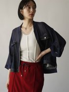 【ラシュッド/LASUD】のデニム×シアーダブルジップブルゾン 人気、トレンドファッション・服の通販 founy(ファニー) ファッション Fashion レディースファッション WOMEN アウター Coat Outerwear ブルゾン Blouson/Jackets おすすめ Recommend インナー Inner シアー Sheer ジップ Zip デニム Denim ブルゾン Blouson エレガント 上品 Elegant thumbnail ブルー|ID: prp329100004499577 ipo3291000000031745596