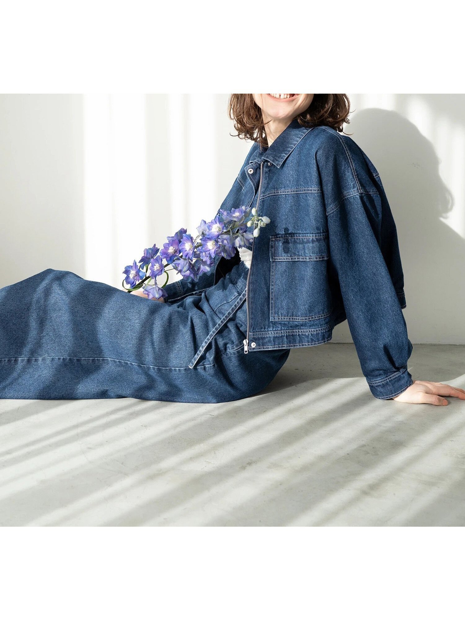 【テチチ/Te chichi】のクロップドジャケット(セットアップ可)《2025spring catalog item》 インテリア・キッズ・メンズ・レディースファッション・服の通販 founy(ファニー) 　雑誌掲載アイテム　Magazine Items　ファッション雑誌　Fashion Magazines　スプリング　SPRiNG　ファッション　Fashion　レディースファッション　WOMEN　アウター　Coat Outerwear　ジャケット　Jackets　2025年　2025　2025春夏・S/S　Ss,Spring/Summer,2025　おすすめ　Recommend　クロップド　Cropped　コンパクト　Compact　ジャケット　Jacket　セットアップ　Set Up　フラップ　Flap　フレア　Flare　ポケット　Pocket　雑誌　Magazine　ネイビー|ID: prp329100004499637 ipo3291000000031746153