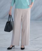 【インディヴィ/INDIVI】の春SALE!【復活!褒められパンツ】ストレッチ ワイドパンツ ベージュ|ID: prp329100004499688 ipo3291000000031993050