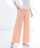 【インディヴィ/INDIVI】の春SALE!【復活!褒められパンツ】ストレッチ ワイドパンツ オレンジ|ID: prp329100004499688 ipo3291000000031993051