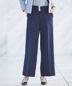 【インディヴィ/INDIVI】の春SALE!【復活!褒められパンツ】ストレッチ ワイドパンツ ネイビー|ID: prp329100004499688 ipo3291000000031993053