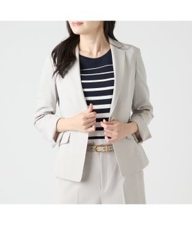【ニューヨーカー/NEWYORKER】のウォッシャブルストレッチ ノッチドラペル1釦ジャケット 人気、トレンドファッション・服の通販 founy(ファニー) ファッション Fashion レディースファッション WOMEN アウター Coat Outerwear ジャケット Jackets シンプル Simple ジャケット Jacket ストレッチ Stretch セットアップ Set Up ベーシック Basic ボトム Bottom ポケット Pocket 夏 Summer 春 Spring S/S・春夏 Ss・Spring/Summer |ID:prp329100004499707