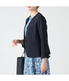 【ニューヨーカー/NEWYORKER】のウォッシャブルストレッチ ノッチドラペル1釦ノーカラージャケット 人気、トレンドファッション・服の通販 founy(ファニー) ファッション Fashion レディースファッション WOMEN アウター Coat Outerwear ジャケット Jackets ノーカラージャケット No Collar Leather Jackets 春 Spring シンプル Simple ジャケット Jacket ストレッチ Stretch セットアップ Set Up ベーシック Basic ボトム Bottom ポケット Pocket S/S・春夏 Ss・Spring/Summer 夏 Summer thumbnail ネイビー|ID: prp329100004499710 ipo3291000000031872948