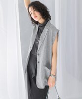 【アーバンリサーチ ロッソ/URBAN RESEARCH ROSSO】のリネンミドルジレ 人気、トレンドファッション・服の通販 founy(ファニー) ファッション Fashion レディースファッション WOMEN アウター Coat Outerwear トップス・カットソー Tops/Tshirt ベスト/ジレ Gilets/Vests 2025年 2025 2025春夏・S/S Ss,Spring/Summer,2025 バランス Balance リネン Linen リボン Ribbon 夏 Summer S/S・春夏 Ss・Spring/Summer |ID:prp329100004499871