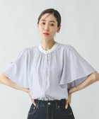 【グローバルワーク/GLOBAL WORK】のさらさらリラックスパイピング半袖/288591 ラベンダー×オフ97|ID: prp329100004500071 ipo3291000000031952662