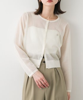 【センスオブプレイス/SENSE OF PLACE by URBAN RESEARCH】のシシュウコンパクトシアーカーディガン 人気、トレンドファッション・服の通販 founy(ファニー) ファッション Fashion レディースファッション WOMEN トップス・カットソー Tops/Tshirt カーディガン Cardigans 2025年 2025 2025春夏・S/S Ss,Spring/Summer,2025 おすすめ Recommend インナー Inner カーディガン Cardigan キャミ Cami クロップド Cropped シアー Sheer シンプル Simple ジャケット Jacket ワンポイント One Point 夏 Summer 定番 Standard 春 Spring S/S・春夏 Ss・Spring/Summer 秋 Autumn/Fall 防寒 Cold Protection |ID:prp329100004500099