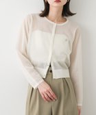 【センスオブプレイス/SENSE OF PLACE by URBAN RESEARCH】のシシュウコンパクトシアーカーディガン 人気、トレンドファッション・服の通販 founy(ファニー) ファッション Fashion レディースファッション WOMEN トップス・カットソー Tops/Tshirt カーディガン Cardigans 2025年 2025 2025春夏・S/S Ss,Spring/Summer,2025 おすすめ Recommend インナー Inner カーディガン Cardigan キャミ Cami クロップド Cropped シアー Sheer シンプル Simple ジャケット Jacket ワンポイント One Point 夏 Summer 定番 Standard 春 Spring S/S・春夏 Ss・Spring/Summer 秋 Autumn/Fall 防寒 Cold Protection thumbnail IVORY|ID: prp329100004500099 ipo3291000000031990823