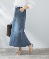 【アーバンリサーチ ロッソ/URBAN RESEARCH ROSSO】のセミフレアデニムスカート 人気、トレンドファッション・服の通販 founy(ファニー) ファッション Fashion レディースファッション WOMEN スカート Skirt デニムスカート Denim Skirts 2025年 2025 2025春夏・S/S Ss,Spring/Summer,2025 カットオフ Cut Off カットソー Cut And Sew シューズ Shoes シンプル Simple スニーカー Sneakers スリット Slit デニム Denim フラット Flat フリンジ Fringe フレア Flare 夏 Summer 定番 Standard S/S・春夏 Ss・Spring/Summer |ID:prp329100004500106