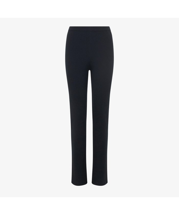 【レペット/repetto】のRib knit pants インテリア・キッズ・メンズ・レディースファッション・服の通販 founy(ファニー) https://founy.com/ ファッション Fashion レディースファッション WOMEN パンツ Pants ストレート Straight リラックス Relax ワンポイント One Point |ID: prp329100004500167 ipo3291000000031785077