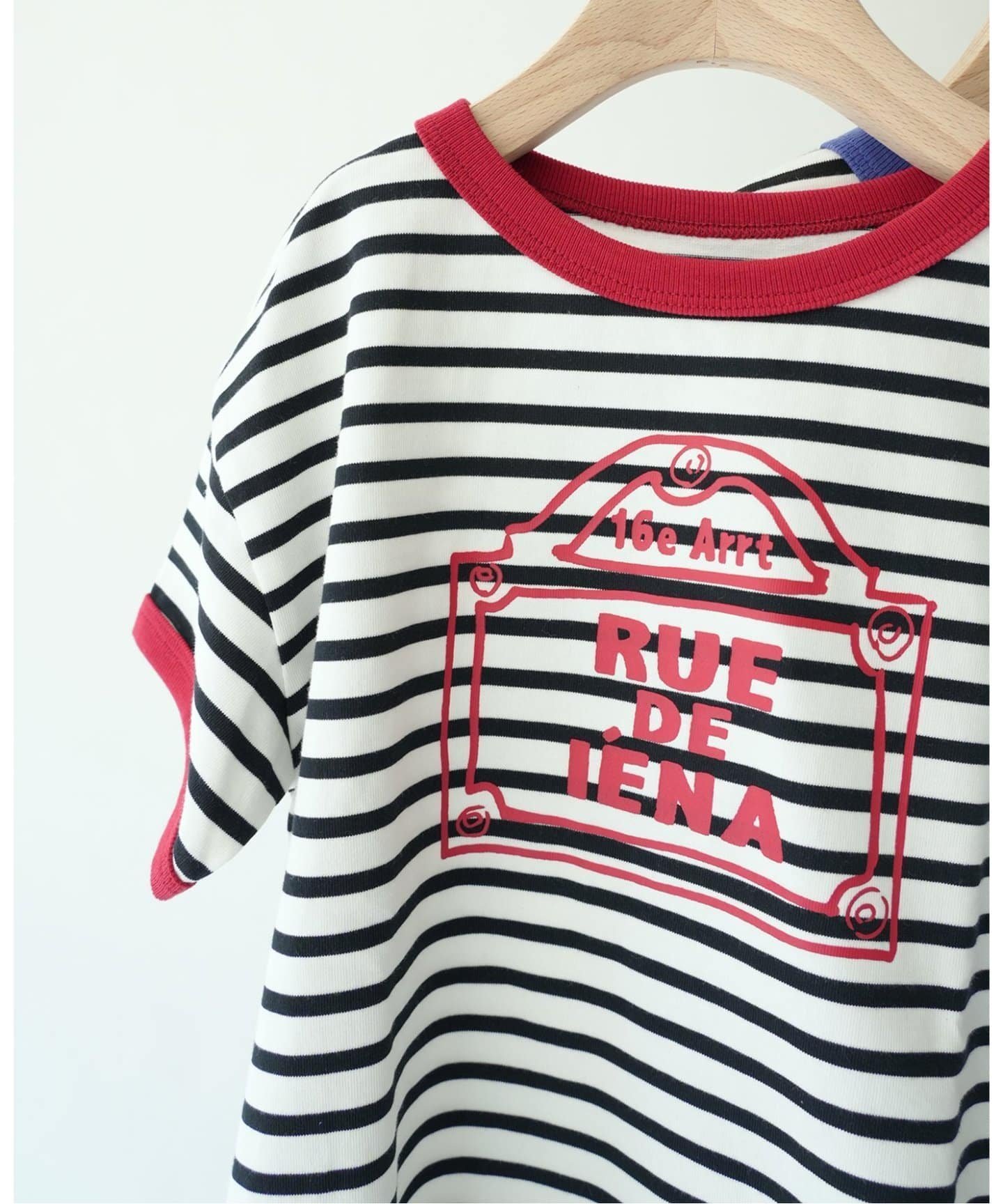 【イエナアンファン/IENA ENFANT / KIDS】の接触冷感機能バイカラーTシャツ kids(90cm-140cm) インテリア・キッズ・メンズ・レディースファッション・服の通販 founy(ファニー) 　ファッション　Fashion　キッズファッション　KIDS　トレンド　Trend　夏　Summer　レッド|ID: prp329100004500179 ipo3291000000031945117