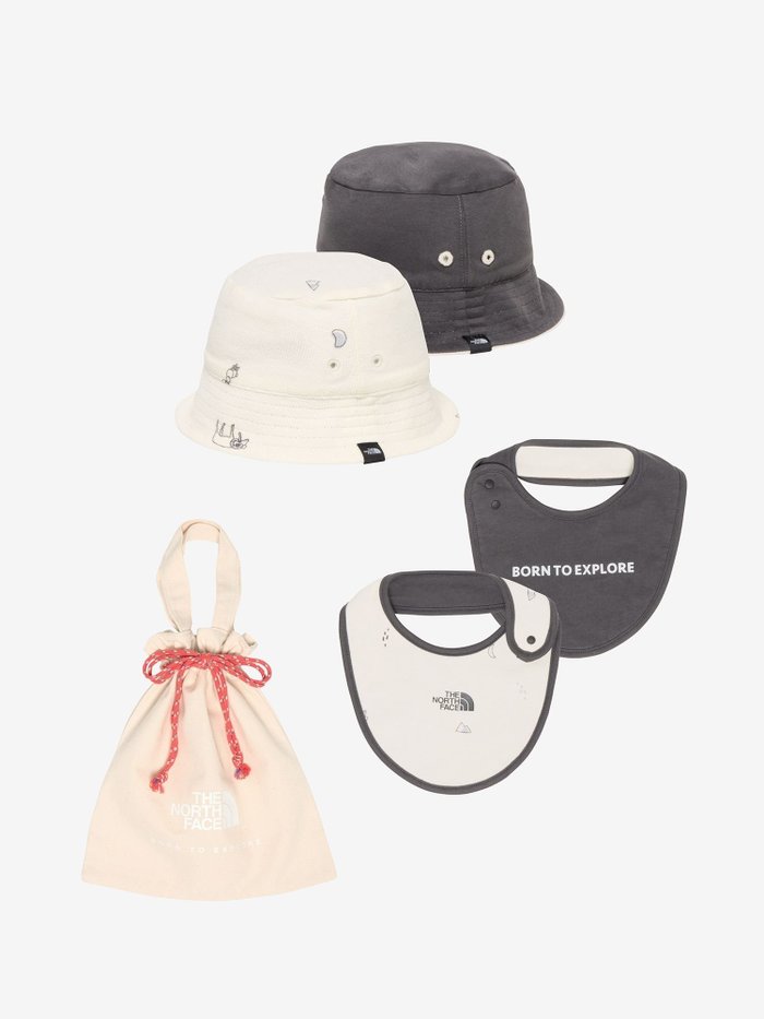 【ザ ノース フェイス/THE NORTH FACE / KIDS】のハット ビブセット(ベビー) インテリア・キッズ・メンズ・レディースファッション・服の通販 founy(ファニー) https://founy.com/ ファッション Fashion キッズファッション KIDS ギフト プレゼント Gift Present ベビー Baby ループ Loop 巾着 Purse |ID: prp329100004500192 ipo3291000000031923359