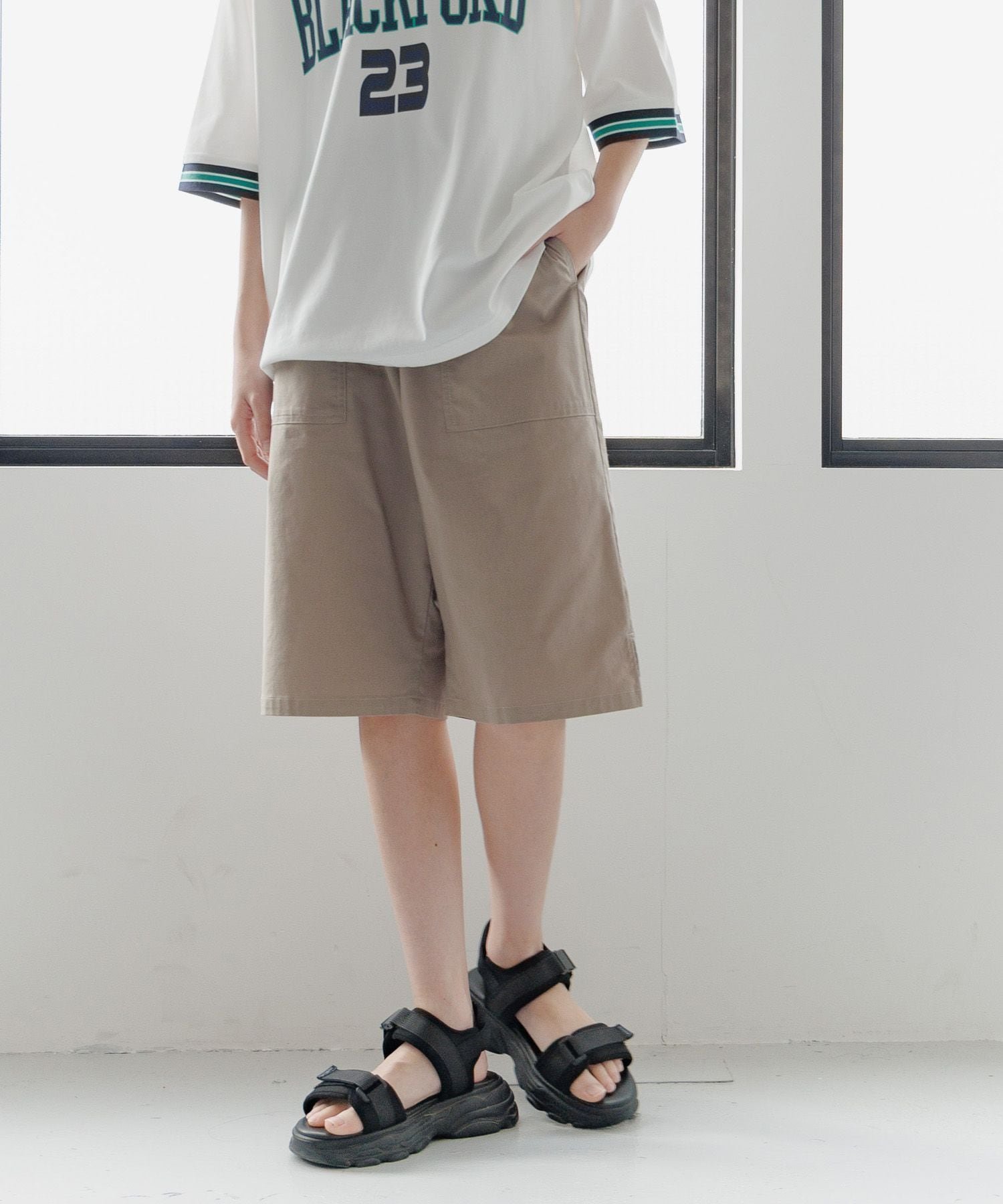 【グローバルワーク/GLOBAL WORK / KIDS】のDRY/ストレッチハーフパンツ/キッズ/147340 インテリア・キッズ・メンズ・レディースファッション・服の通販 founy(ファニー) 　ファッション　Fashion　キッズファッション　KIDS Children’s Clothing　ボトムス　Bottoms/Kids　おすすめ　Recommend　ショーツ　Shorts　ショート　Short　ストレッチ　Stretch　ルーズ　Loose　半袖　Short Sleeve　吸水　Water Absorption　夏　Summer　秋　Autumn/Fall　長袖　Long Sleeve　ベージュ51|ID: prp329100004500199 ipo3291000000032594912