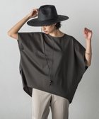 【メイソングレイ/MAYSON GREY】の前後ドッキングコクーンプルオーバー≪手洗い可能≫ 人気、トレンドファッション・服の通販 founy(ファニー) ファッション Fashion レディースファッション WOMEN トップス・カットソー Tops/Tshirt プルオーバー Pullover カットソー Cut And Sew シルケット Mercerization シンプル Simple バランス Balance ブロード Broad メタル Metal thumbnail チャコールグレー|ID: prp329100004500235 ipo3291000000031750689
