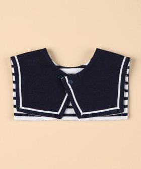 【コムサイズム/COMME CA ISM / KIDS】の4WAY セーラーカラー風スタイ 人気、トレンドファッション・服の通販 founy(ファニー) ファッション Fashion キッズファッション KIDS なめらか Smooth シンプル Simple ボーダー Border 吸水 Water Absorption 無地 Plain Color |ID:prp329100004500237
