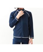 【デビロック/devirock / KIDS】のUVカット スクール用 長袖ジップラッシュガード スクール水着 25SS 002-ネイビー-ホワイト|ID: prp329100004500325 ipo3291000000031956340