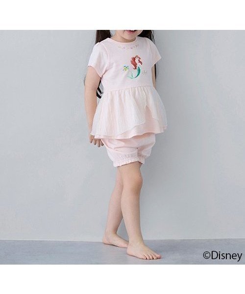 【その他のブランド/Other】の【Disney】ペプラムパジャマ インテリア・キッズ・メンズ・レディースファッション・服の通販 founy(ファニー) https://founy.com/ ファッション Fashion キッズファッション Fashion for Kids ショート Short, Short Length チュール Tulip, Tulip Motif パジャマ Pajamas, Sleepwear フリル Frill, Ruffle プリント Print, Printed Pattern ペプラム Peplum, Flared Hem ボトム Bottoms, Lower Wear ポケット Pocket, Pocket Detail リラックス Relax, Relaxed Fit 旅行 Travel |ID: prp329100004500375 ipo3291000000032727566
