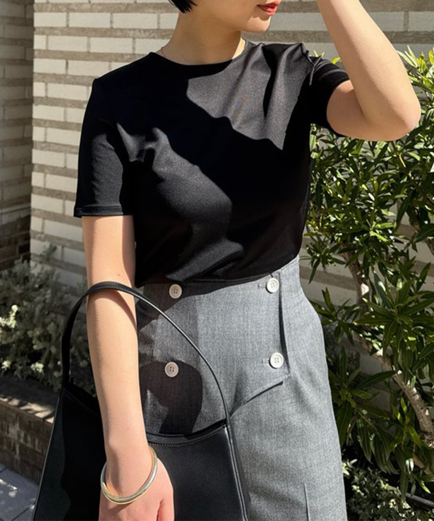 【アニュアンス/anuans】のグロッシーカットトップス 人気、トレンドファッション・服の通販 founy(ファニー) 　ファッション　Fashion　レディースファッション　WOMEN　トップス・カットソー　Tops/Tshirt　ロング　Long　夏　Summer　 other-1|ID: prp329100004500383 ipo3291000000031751969