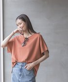 【グローバルワーク/GLOBAL WORK】のなめらかタッチドルマン半袖/289393 テラコッタ48|ID: prp329100004500431 ipo3291000000032545867