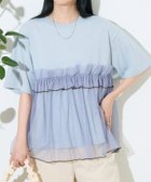 【フリークスストア/FREAK'S STORE】のチュールドッキングTシャツ 24SS ブルー|ID: prp329100004500440 ipo3291000000031752485