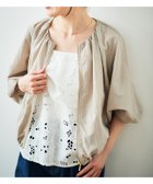 【ルクールブラン/le.coeur blanc】のカラミタンブラーランタンスリーブブルゾン ベージュ|ID: prp329100004500811 ipo3291000000031860851
