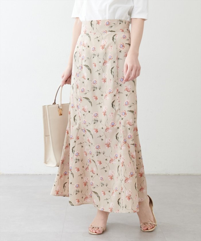 【ナチュラルクチュール/natural couture】の【WEB限定】花柄マーメイドスカート インテリア・キッズ・メンズ・レディースファッション・服の通販 founy(ファニー) https://founy.com/ ファッション Fashion レディースファッション WOMEN スカート Skirt アクセサリー Accessories シンプル Simple ジャケット Jacket フォーマル Formal ポケット Pocket マーメイド Mermaid リラックス Relax ロング Long エレガント 上品 Elegant 2025年 2025 2025春夏・S/S Ss,Spring/Summer,2025 |ID: prp329100004500817 ipo3291000000031844066