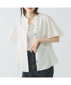 【グローバルワーク/GLOBAL WORK】のイージーケアリネンフリルブラウス/288652 人気、トレンドファッション・服の通販 founy(ファニー) ファッション Fashion レディースファッション WOMEN トップス・カットソー Tops/Tshirt シャツ/ブラウス Shirts/Blouses デニム Denim フレア Flare リネン Linen thumbnail オフストライプ11|ID: prp329100004501098 ipo3291000000031938309