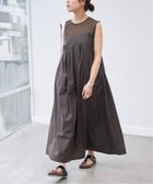 【スピック&スパン/Spick & Span】の《追加》シアーヨーク切替ワンピース ブラウン|ID: prp329100004501112 ipo3291000000032622784