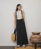 【サロン アダム エ ロペ/SALON adam et rope'】の【WEB限定】ヨーロピアンフラックスリネンサスペンダースカート 取り外し可能 人気、トレンドファッション・服の通販 founy(ファニー) ファッション Fashion レディースファッション WOMEN スカート Skirt 吸水 Water Absorption サスペンダー Suspenders シャンブレー Chambray シンプル Simple タンク Tank バランス Balance フロント Front ベスト Vest ポケット Pocket リネン Linen おすすめ Recommend thumbnail ブラック(01)|ID: prp329100004501131 ipo3291000000032060785