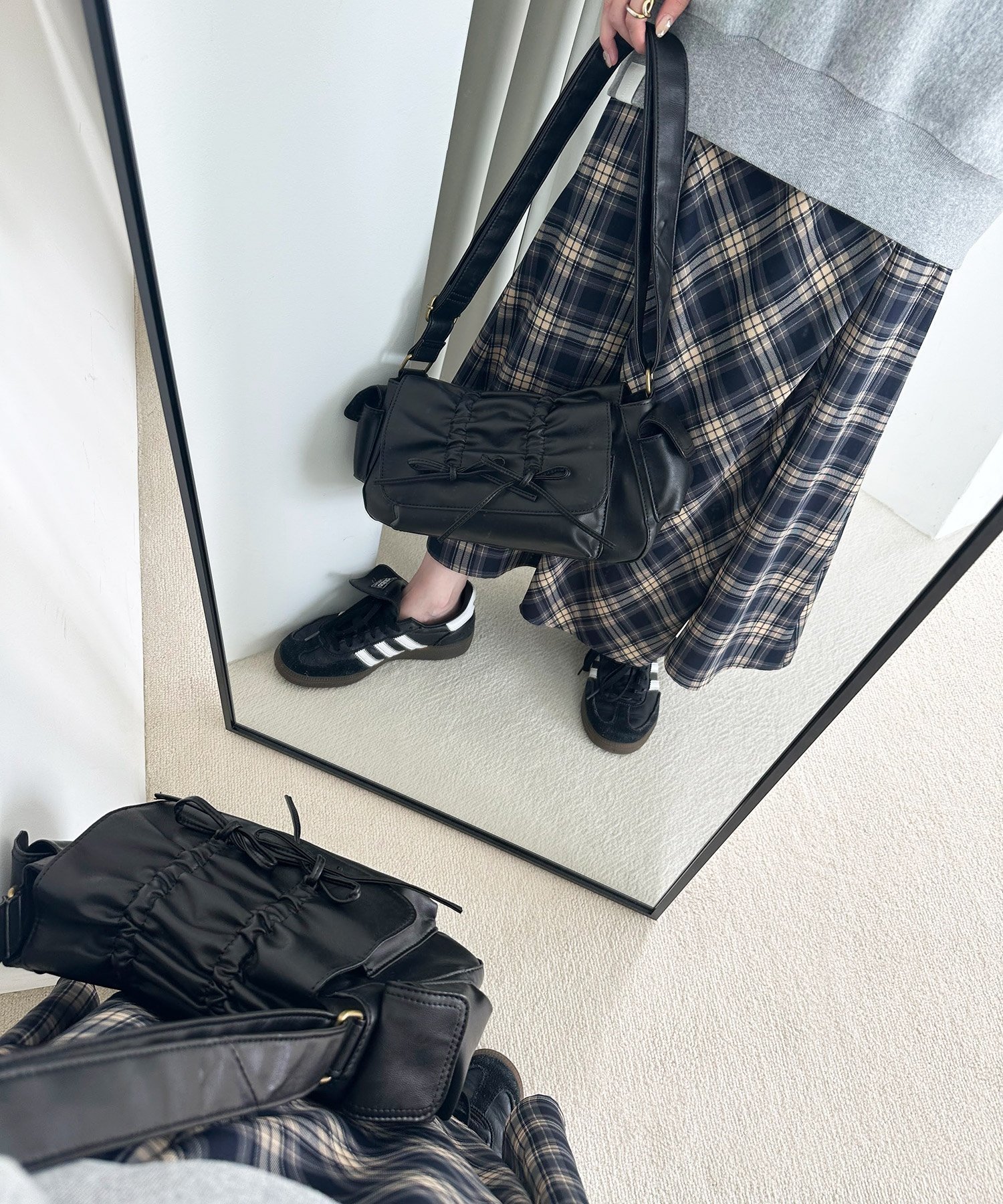 【マジェスティック レゴン/MAJESTIC LEGON】のチェックマーメイドスカート インテリア・キッズ・メンズ・レディースファッション・服の通販 founy(ファニー) 　ファッション　Fashion　レディースファッション　WOMEN　スカート　Skirt　ダウン　Down　チェック　Check　トレンド　Trend　フェミニン　Feminine　マーメイド　Mermaid　エレガント 上品　Elegant　再入荷　Restock/Back In Stock/Re Arrival　ネイビー柄|ID: prp329100004501171 ipo3291000000031758957