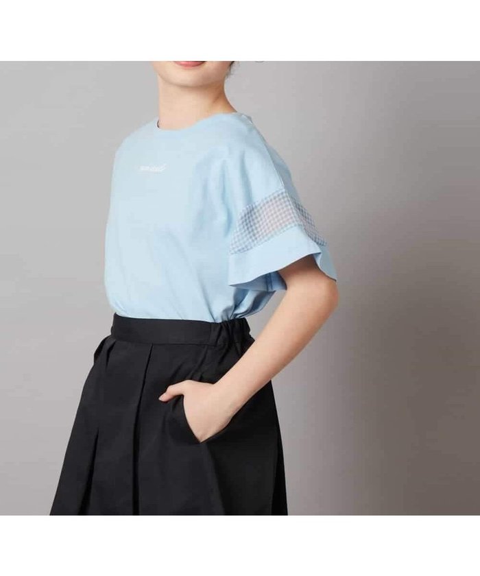 【アー ヴェー ヴェー/a.v.v / KIDS】の140-150 袖シアー切り替えトップス インテリア・キッズ・メンズ・レディースファッション・服の通販 founy(ファニー) https://founy.com/ ファッション Fashion キッズファッション KIDS トップス・カットソー Tops/Tees/Kids カットソー Cut And Sew ガーリー Girly キュロット Culottes クール Cool サスペンダー Suspenders シアー Sheer シンプル Simple スリーブ Sleeve 人気 Popularity フレア Flare ブルゾン Blouson ボトム Bottom ラベンダー Lavender 再入荷 Restock/Back In Stock/Re Arrival プチプライス・低価格 Affordable おすすめ Recommend |ID: prp329100004501635 ipo3291000000031994424