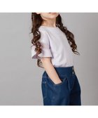 【アー ヴェー ヴェー/a.v.v / KIDS】の140-150 袖シアー切り替えトップス ラベンダー|ID: prp329100004501635 ipo3291000000031994428