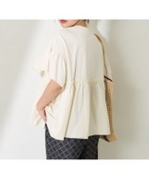 【フリークスストア/FREAK'S STORE】のUVカット/接触冷感/吸湿速乾/遮熱機能 multi functional 袖フリルショートスリーブTシャツ/機能性素材 切替Tシャツ 25SS 人気、トレンドファッション・服の通販 founy(ファニー) ファッション Fashion レディースファッション Fashion for Women トップス・カットソー Cut & Sew Tops シャツ・ブラウス・オフィスカジュアル Elegant Blouses & Button-Ups ロングTシャツ・Tシャツ Longline T-Shirts & Tees 2025年 2025 2025春夏・S/S Spring/Summer 2025 SS25 フェミニン Feminine, Girly 切替 Switching, Contrast Panel 夏 Summer S/S・春夏 SS, Spring/Summer, Warm Season |ID:prp329100004501660