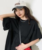 【フリークスストア/FREAK'S STORE】のUVカット/接触冷感/吸湿速乾/遮熱機能 multi functional 袖フリルショートスリーブTシャツ/機能性素材 切替Tシャツ 25SS 人気、トレンドファッション・服の通販 founy(ファニー) ファッション Fashion レディースファッション Fashion for Women トップス・カットソー Cut & Sew Tops シャツ・ブラウス・オフィスカジュアル Elegant Blouses & Button-Ups ロングTシャツ・Tシャツ Longline T-Shirts & Tees 2025年 2025 2025春夏・S/S Spring/Summer 2025 SS25 フェミニン Feminine, Girly 切替 Switching, Contrast Panel 夏 Summer S/S・春夏 SS, Spring/Summer, Warm Season thumbnail ブラック|ID: prp329100004501660 ipo3291000000033175647