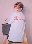 【フレイ アイディー/FRAY I.D】の【Champion】レイヤードロンT 人気、トレンドファッション・服の通販 founy(ファニー) ファッション Fashion レディースファッション WOMEN トップス・カットソー Tops/Tshirt ロング / Tシャツ T-Shirts おすすめ Recommend カットソー Cut And Sew スリーブ Sleeve トレンド Trend ビッグ Big フェミニン Feminine プリント Print ミックス Mix ミニスカート Mini Skirt レース Race ロング Long 半袖 Short Sleeve 定番 Standard 春 Spring thumbnail BLU[086]|ID: prp329100004501765 ipo3291000000031763873