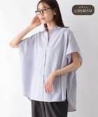 【グローバルワーク/GLOBAL WORK】のお手入れらくらくポンチョシャツ半袖/992244 パープルストライプ97|ID: prp329100004501864 ipo3291000000031986430
