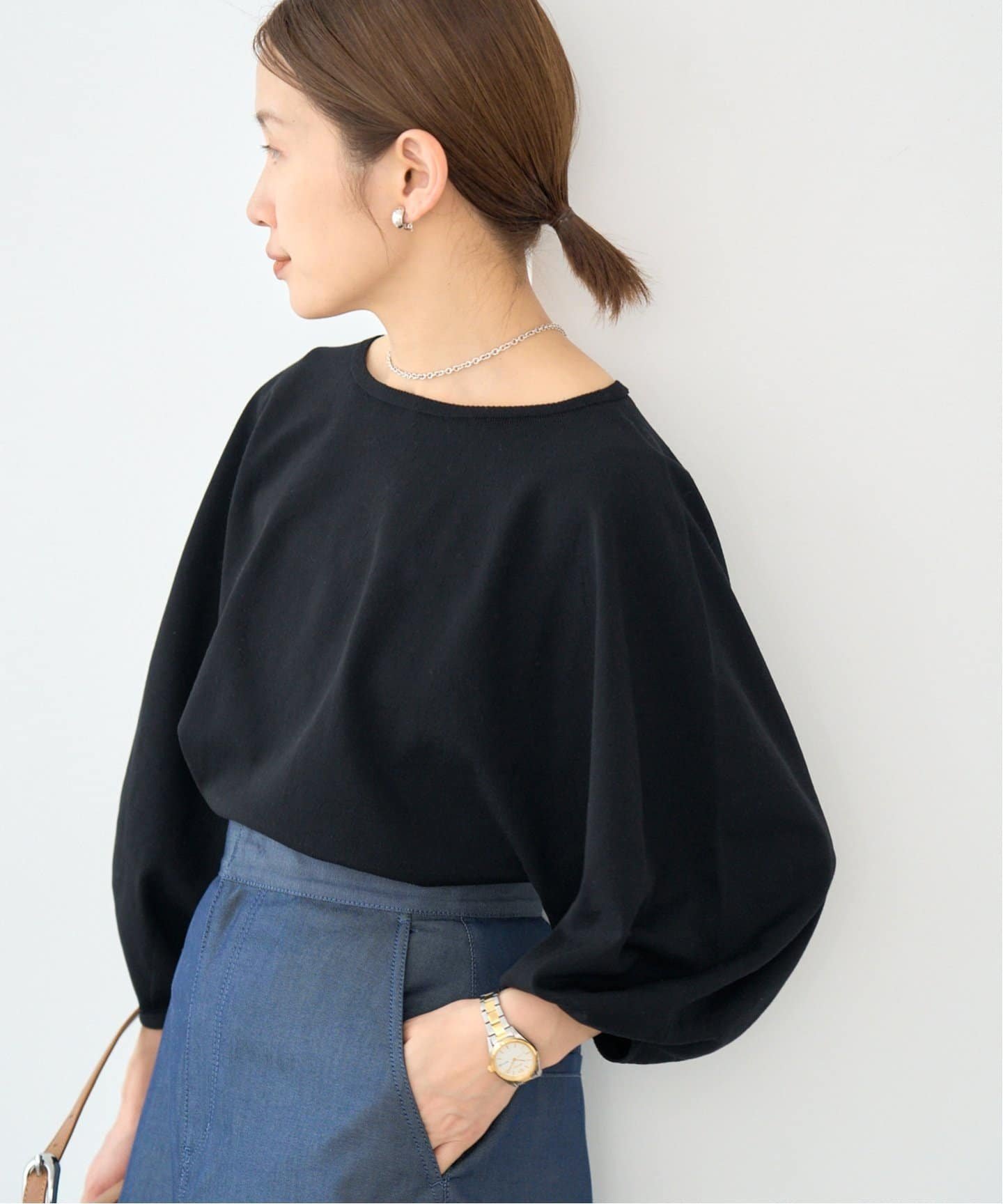 【イエナ/IENA】の《一部店舗限定》コットンストレッチバルーンスリーブプルオーバー 人気、トレンドファッション・服の通販 founy(ファニー) 　ファッション　Fashion　レディースファッション　WOMEN　トップス・カットソー　Tops/Tshirt　プルオーバー　Pullover　 other-1|ID: prp329100004501895 ipo3291000000031764759