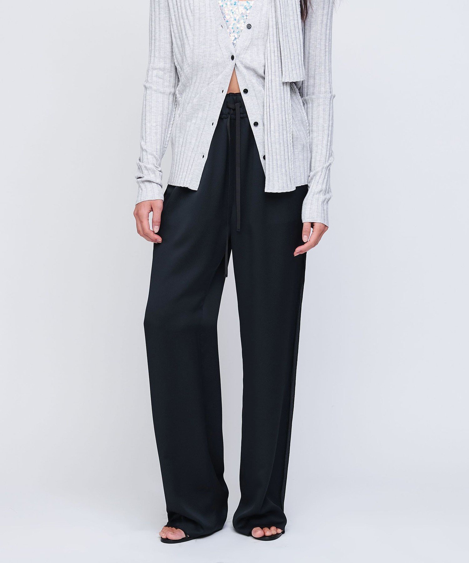 【ユナイテッドアローズ/UNITED ARROWS】のAEWEN MATOPH メロー イージーパンツ インテリア・キッズ・メンズ・レディースファッション・服の通販 founy(ファニー) 　ファッション　Fashion　レディースファッション　WOMEN　パンツ　Pants　おすすめ　Recommend　カットソー　Cut And Sew　サテン　Satin　ジャケット　Jacket　ベスト　Vest　リラックス　Relax　エレガント 上品　Elegant　人気　Popularity　定番　Standard　BLACK|ID: prp329100004501991 ipo3291000000031765545