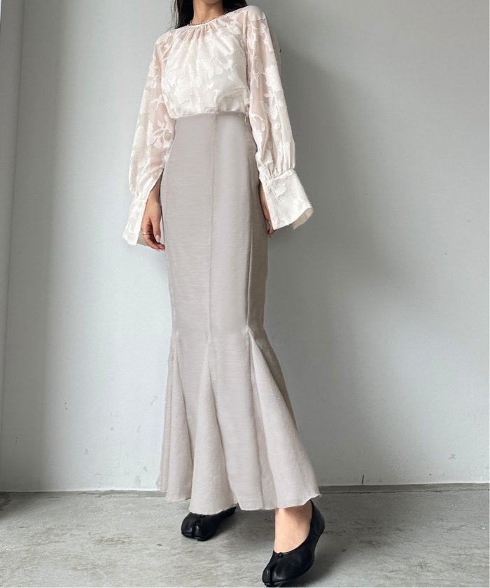 【ジュノア/JUNOAH】のLouere シアーマーメイドスカート インテリア・キッズ・メンズ・レディースファッション・服の通販 founy(ファニー) https://founy.com/ ファッション Fashion レディースファッション WOMEN スカート Skirt |ID: prp329100004502707 ipo3291000000031966961