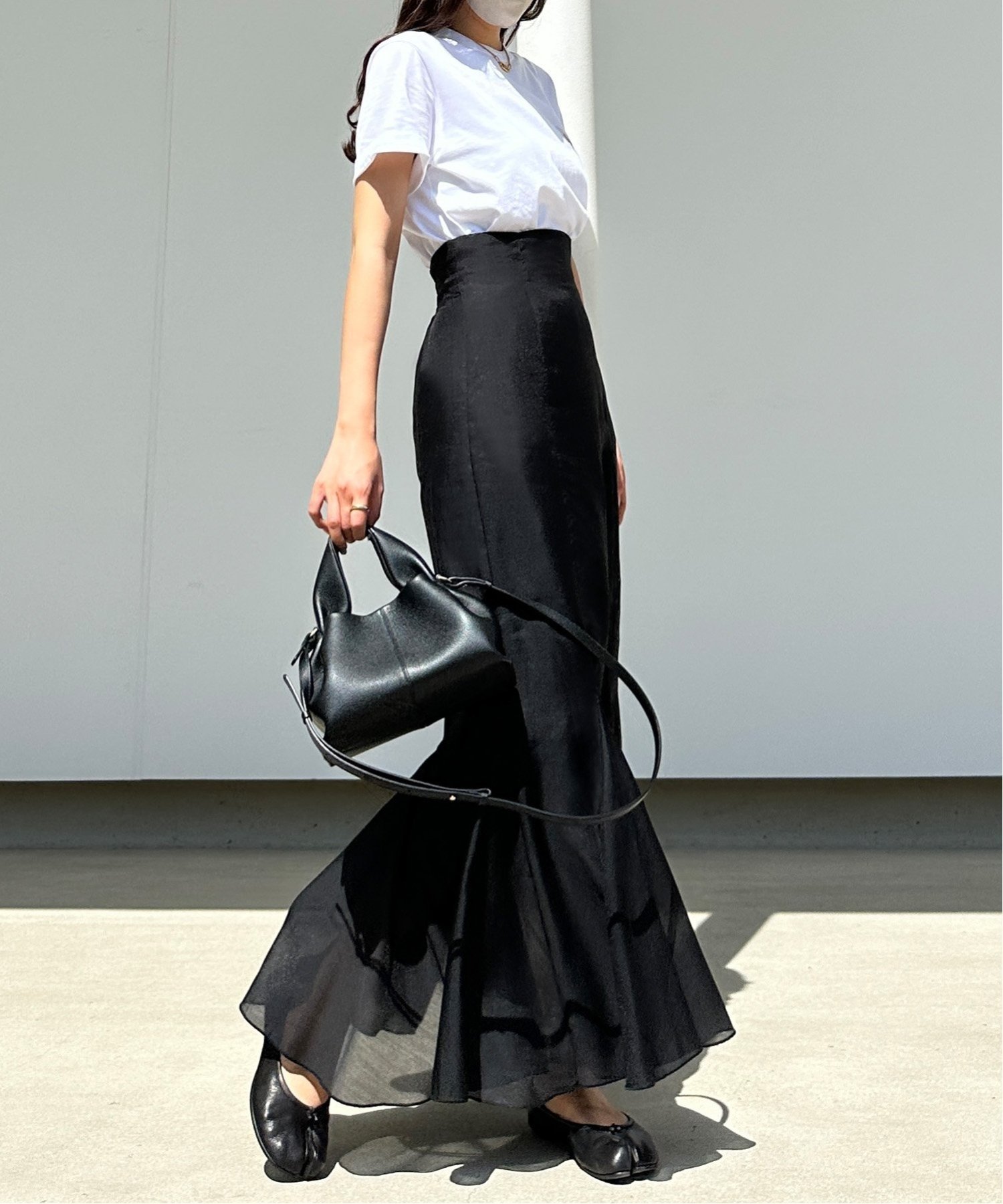 【ジュノア/JUNOAH】のLouere シアーマーメイドスカート インテリア・キッズ・メンズ・レディースファッション・服の通販 founy(ファニー) 　ファッション　Fashion　レディースファッション　WOMEN　スカート　Skirt　ブラック|ID: prp329100004502707 ipo3291000000031966972