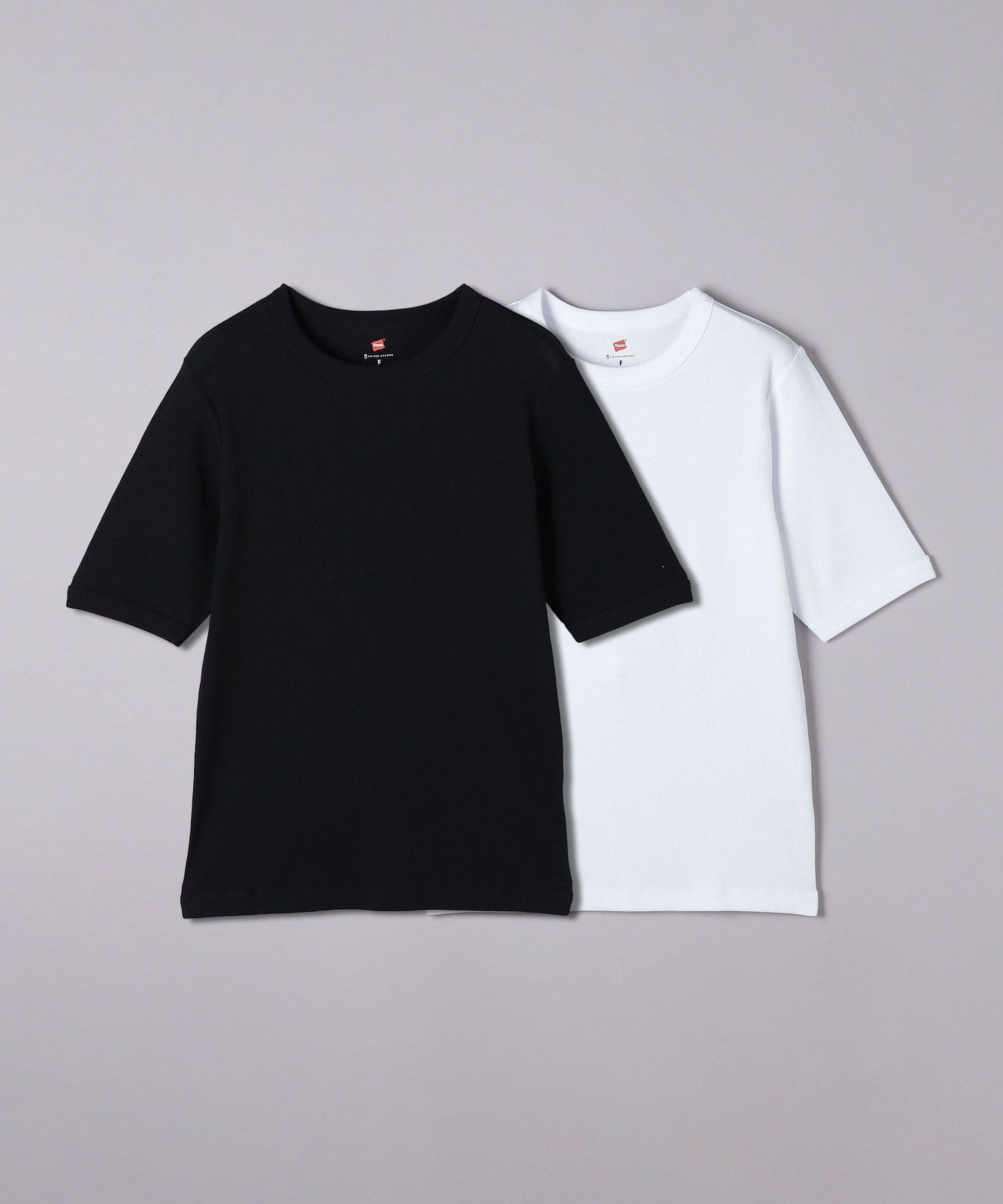【ユナイテッドアローズ/UNITED ARROWS】の【別注】 Hanes 2PACK リブ Tシャツ 人気、トレンドファッション・服の通販 founy(ファニー) 　ファッション　Fashion　レディースファッション　WOMEN　トップス・カットソー　Tops/Tshirt　シャツ/ブラウス　Shirts/Blouses　ロング / Tシャツ　T-Shirts　ショート　Short　スリーブ　Sleeve　フィット　Fit　人気　Popularity　別注　Special Order　 other-1|ID: prp329100004502788 ipo3291000000031774694