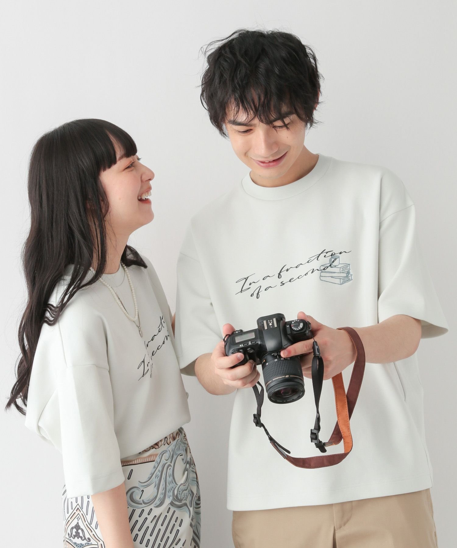 【グローバルワーク/GLOBAL WORK】のライトクッションクール/ロゴ/半袖/288075 インテリア・キッズ・メンズ・レディースファッション・服の通販 founy(ファニー) 　ファッション　Fashion　レディースファッション　WOMEN　トップス・カットソー　Tops/Tshirt　おすすめ　Recommend　クッション　Cushion　グラフィック　Graphic　トレンド　Trend　フォルム　Form　リラックス　Relax　エレガント 上品　Elegant　人気　Popularity　半袖　Short Sleeve　夏　Summer　春　Spring　S/S・春夏　Ss・Spring/Summer　アイボリー×モチーフ筆記07|ID: prp329100004502893 ipo3291000000031947139