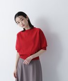 【ナチュラル ビューティー ベーシック/NATURAL BEAUTY BASIC】のフォルムスリーブニット アカ|ID: prp329100004503056 ipo3291000000031998426