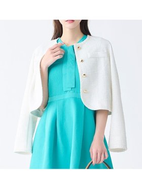 【セルフォード/CELFORD】のツイードライクカットソージャケット 人気、トレンドファッション・服の通販 founy(ファニー) ファッション Fashion レディースファッション WOMEN アウター Coat Outerwear ジャケット Jackets カットソー Cut And Sew カーディガン Cardigan ジャケット Jacket ツイード Tweed トリミング Trimming フロント Front ブレード Blade メタル Metal ロング Long エレガント 上品 Elegant A/W・秋冬 Aw・Autumn/Winter・Fw・Fall-Winter |ID:prp329100004503060