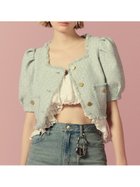 【リリーブラウン/Lily Brown】のハーフスリーブツイードジャケット 人気、トレンドファッション・服の通販 founy(ファニー) ファッション Fashion レディースファッション Ladies' Fashion Online アウター Coat Outerwear ジャケット Jackets イエロー Yellow インナー Inner キャミソール Camisole サマー Summer スパンコール Sequins タンク Tank ツイード Tweed ネップ Nep Yarn フリンジ Fringe ランダム Random リラックス Relax エレガント 上品 Elegant 夏 Summer thumbnail MNT[021]|ID: prp329100004503061 ipo3291000000032609782