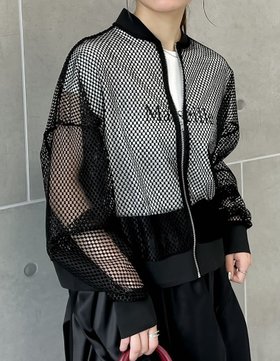 【リエディ/Re:EDIT】の2タイプメッシュブルゾン 人気、トレンドファッション・服の通販 founy(ファニー) ファッション Fashion レディースファッション WOMEN アウター Coat Outerwear ブルゾン Blouson/Jackets おすすめ Recommend インナー Inner エレガント 上品 Elegant キャミソール Camisole スポーティ Sporty ノースリーブ No Sleeve バランス Balance ブルゾン Blouson メッシュ Mesh ロング Long 無地 Plain Color |ID:prp329100004503073